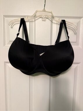 Cacique Black Full Coverage Underwire Bra